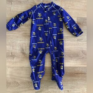 Minnesota Vikings baby pajamas